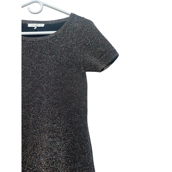 Sandro Riva Multicolored Metallic Mini Dress Women 1 Small Sparkles Party Preppy - Picture 8 of 10
